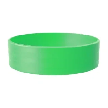 3/4" Debossed Silicone Wristband with Colorfill — view 14