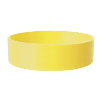 3/4" Debossed Silicone Wristband with Colorfill — view 17