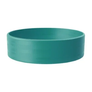 3/4" Debossed Silicone Wristband with Colorfill — view 4