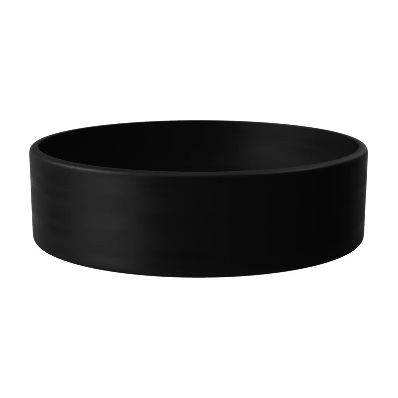 3/4" Debossed Silicone Wristband with Colorfill — view 7