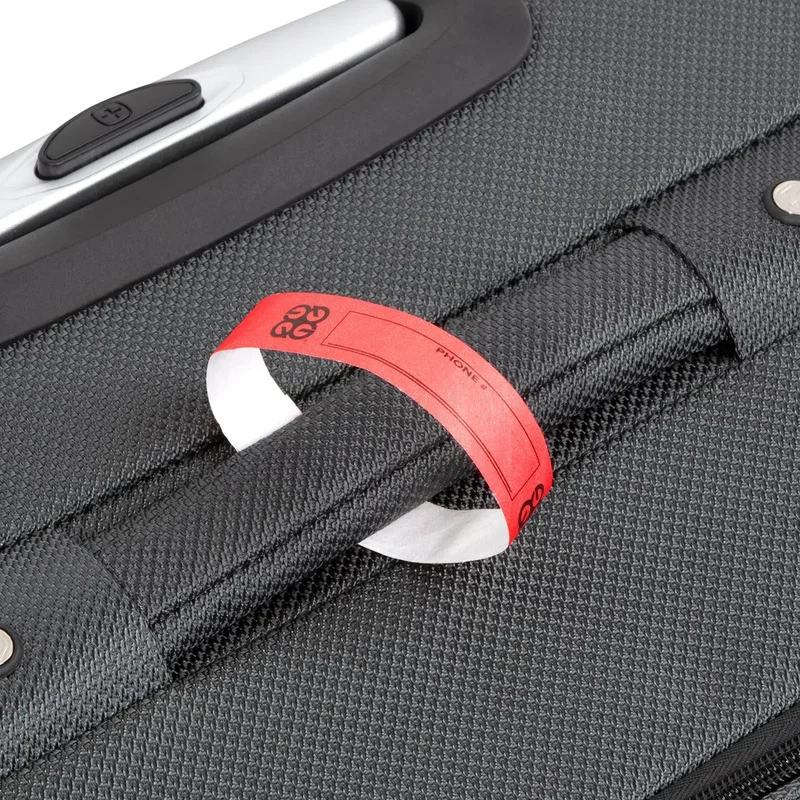 Custom Logo DuPont™ Tyvek® Luggage Tags (3/4") — view 12