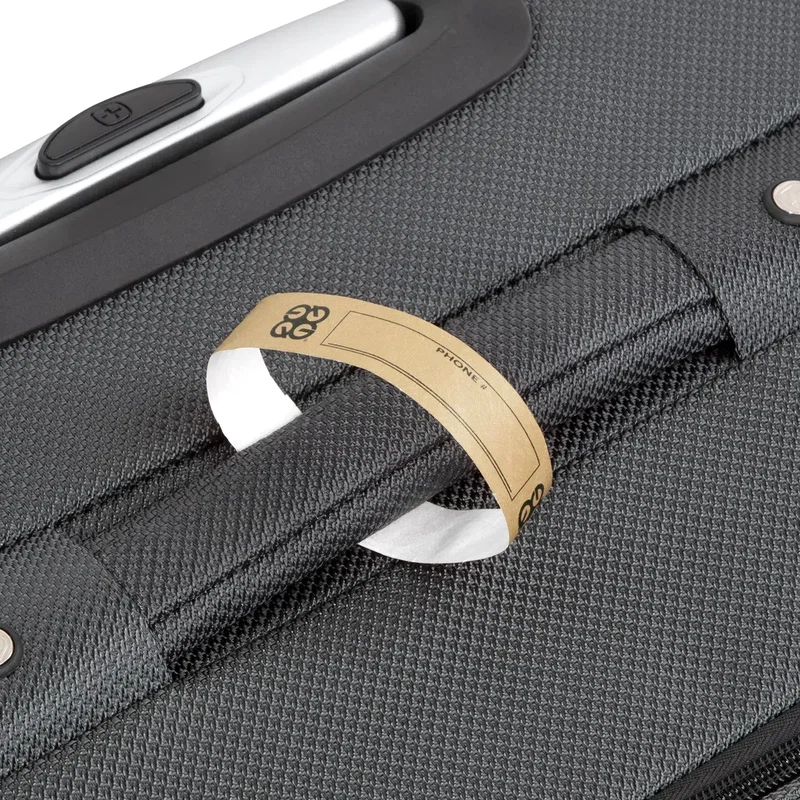 Custom Logo DuPont™ Tyvek® Luggage Tags (3/4") — view 5