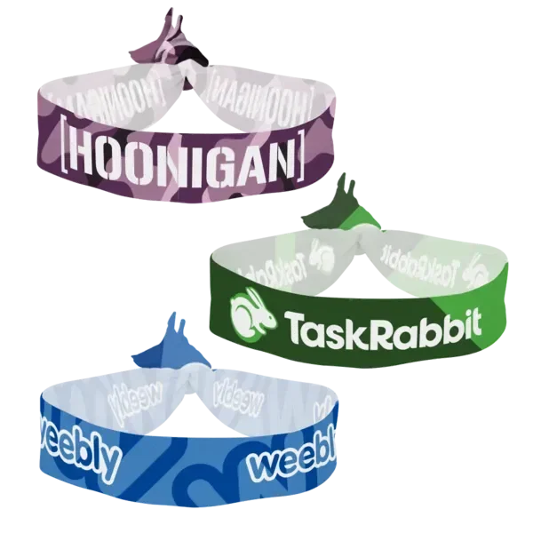 3/4" Dye-Sublimated Fold Over Elastic Hair Tie — view 2