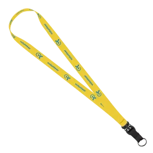 3/4" Dye-Sublimated Lanyard with Slide-Release & Metal Split-Ring