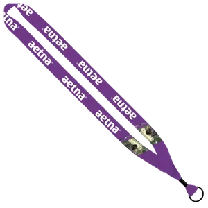 Dye-Sublimated Waffle Weave Lanyard - 3/4"