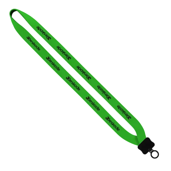 Neoprene Lanyard w/Plastic Clamshell & O-Ring - 3/4"