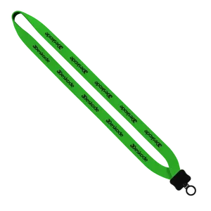 Neoprene Lanyard w/Plastic Clamshell & O-Ring - 3/4"