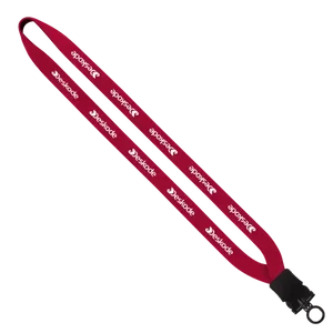 Neoprene Lanyard w/Plastic Snap Buckle Release & O-Ring - 3/4"