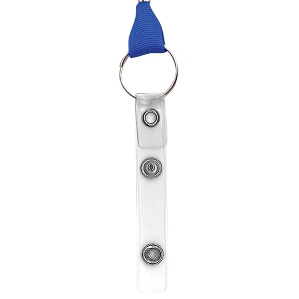 3/4" nylon web lanyard with swivel hook attachment, custom-printed strap