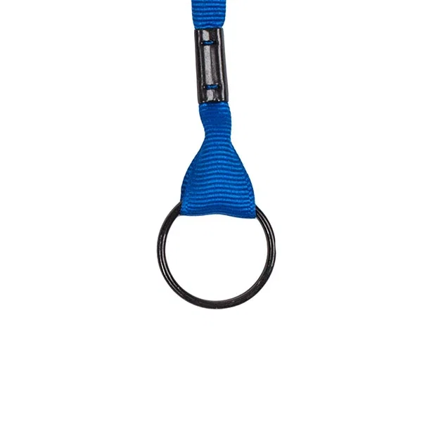 3/4" nylon web lanyard with no-twist hook, custom-imprinted strap