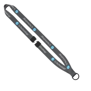 3/4" Polyester Dye Sublimated Lanyard