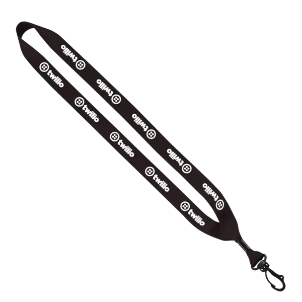 Polyester Lanyard with Swivel Snap Hook - 3/4"