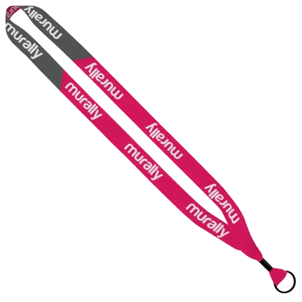 Recycled Dye-Sublimated Waffle Weave Lanyard - 3/4"