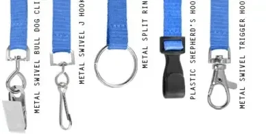 3/4" Reflective Silk Screen Lanyard — view 2