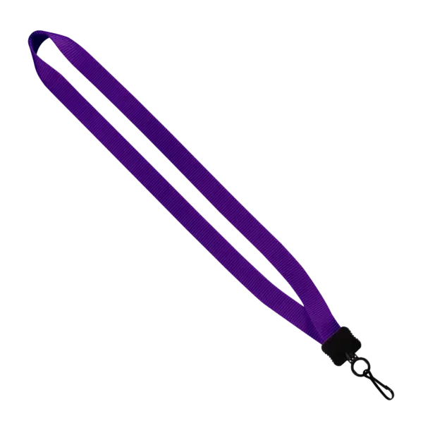 3/4" Smooth Nylon Lanyard with Plastic Clamshell, O-Ring & Metal Swivel Sna