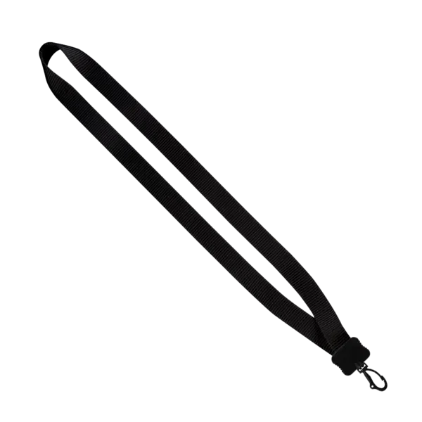 3/4" Smooth Nylon Lanyard with Plastic Clamshell & Swivel Snap Hook