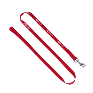 3/4" Smooth Nylon Pet Leash with Bright Metal Snap Hook
