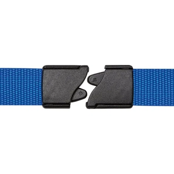 3/4 inch Antimicrobial Lanyard in orange with full-color custom print
