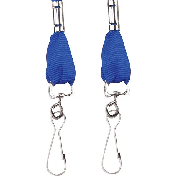 Sublimated recycled ocean plastic lanyard color option in mustard, durable workplace strap
