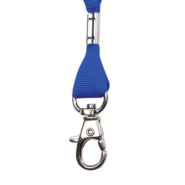 3/4 inch Recycled PET Lanyard in forest green with branded design