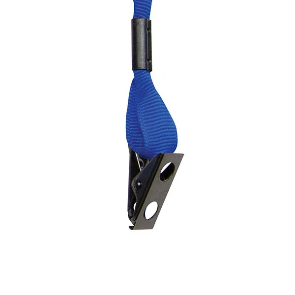 3/4 inch Recycled PET Lanyard in charcoal with sublimated logo imprint