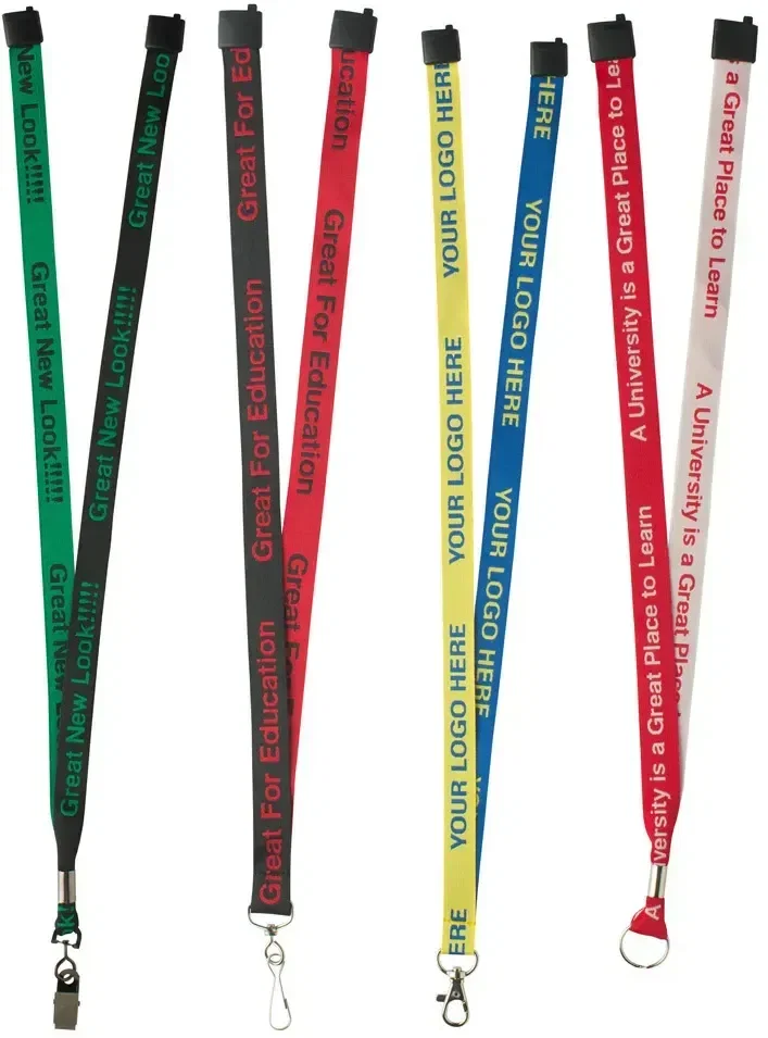 Personalized Two Tone Woven Lanyard (3/4")