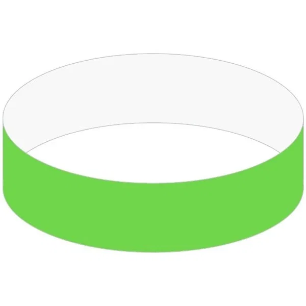 3/4" Tyvek event wristband color variation for concerts and water parks