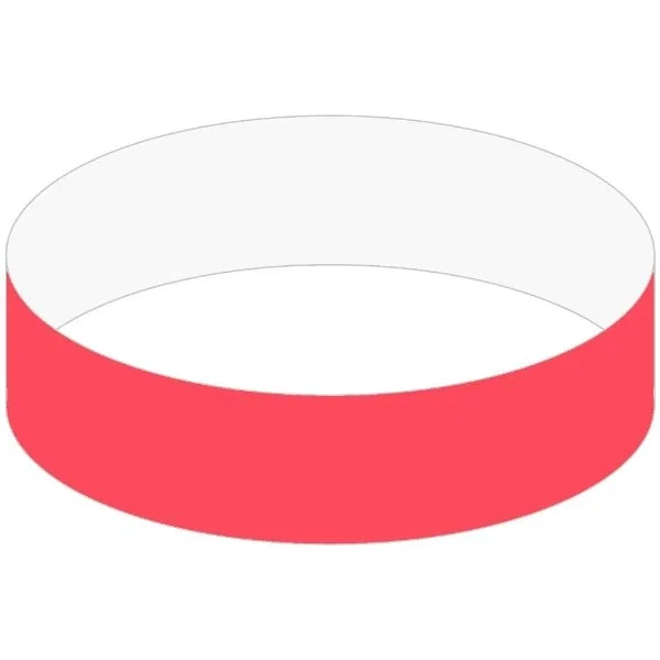 3/4" Tyvek event wristband color variation for school trips and concerts