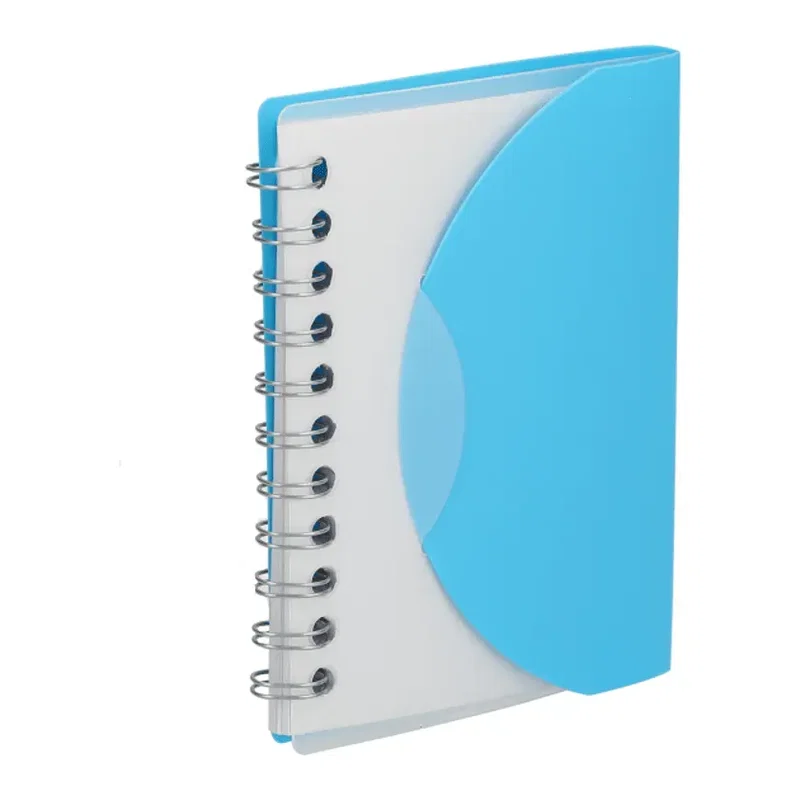 Custom FSC® Recycled Post Spiral Notebook - 3.4" x 4.5" — view 3