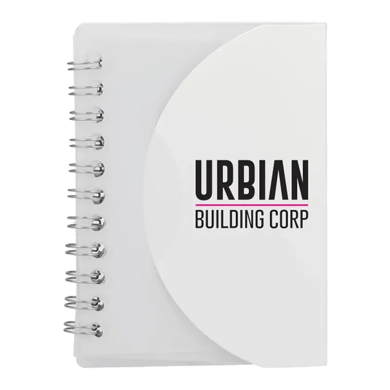 Custom FSC® Recycled Post Spiral Notebook - 3.4" x 4.5" — view 8