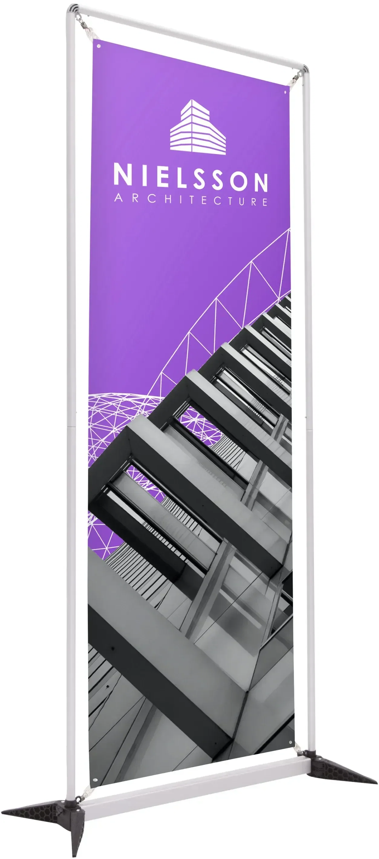 3.5' FrameWorx Banner Display Kit (Single-Sided, 13 oz. Smooth Scrim Vinyl) — view 2