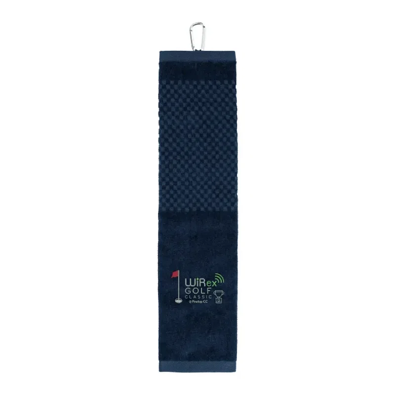 Custom Embroidered Scrubber Golf Towel - 3.5lb./doz. 5.25x22in — view 7