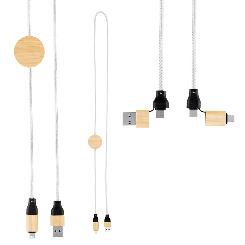 3' 60W Bamboo & rPET Fast Charging Cable — view 8