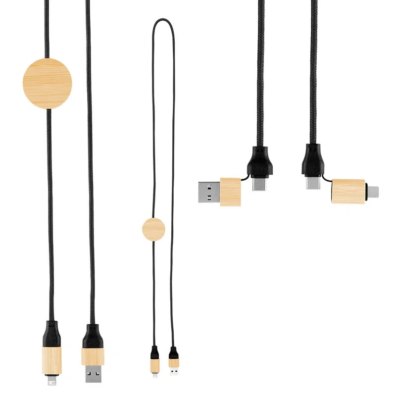 3' 60W Bamboo & rPET Fast Charging Cable — view 9