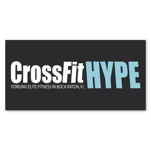 3.75 x 7.5 Inch Rectangle Permanent Bumper Sticker, Full-Color Vinyl Imprint