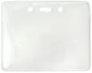 Customized Vinyl Anti-Static Card Holder - Horizontal