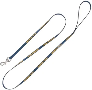 Personalized Nylon Dog Leash - 3/8" x 54"