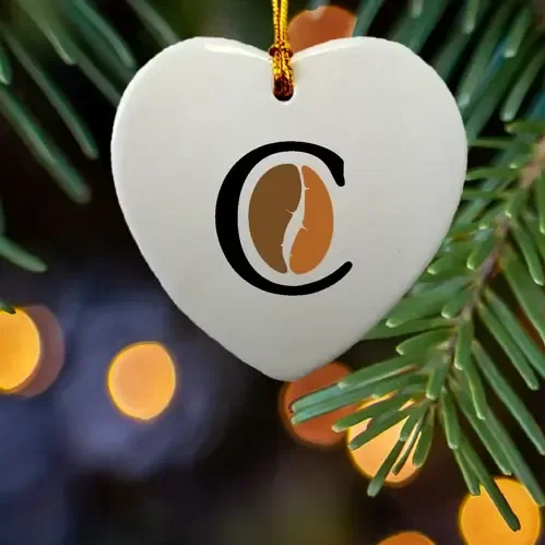 Logo Ceramic Ornament  — view 2