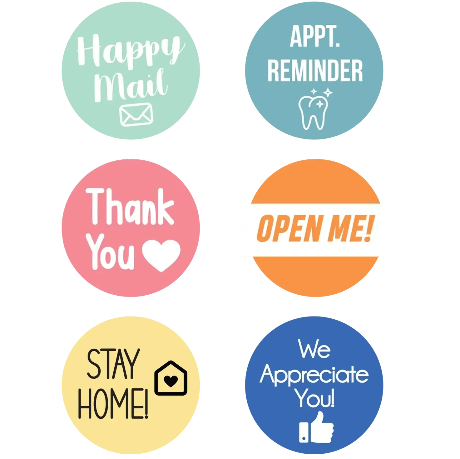 Branded Circle Labels — view 2