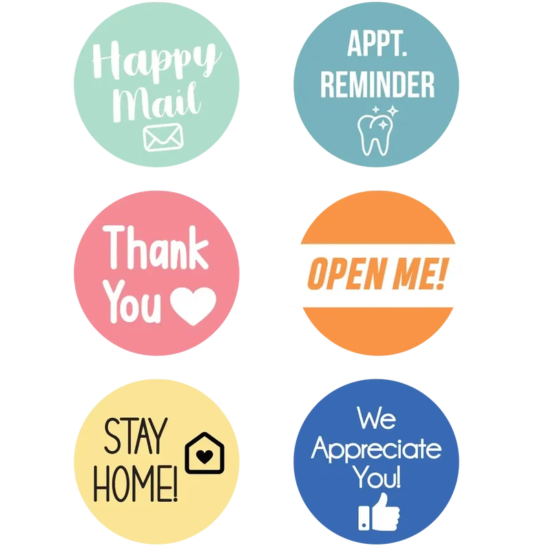 Branded Circle Labels — view 2