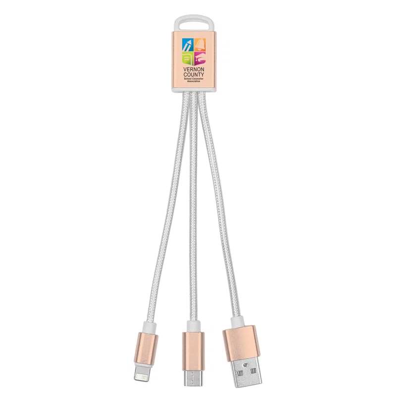 3-In-1 Braided Charging Buddy — view 3