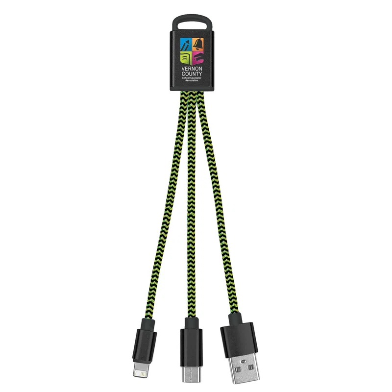 3-In-1 Braided Charging Buddy — view 4