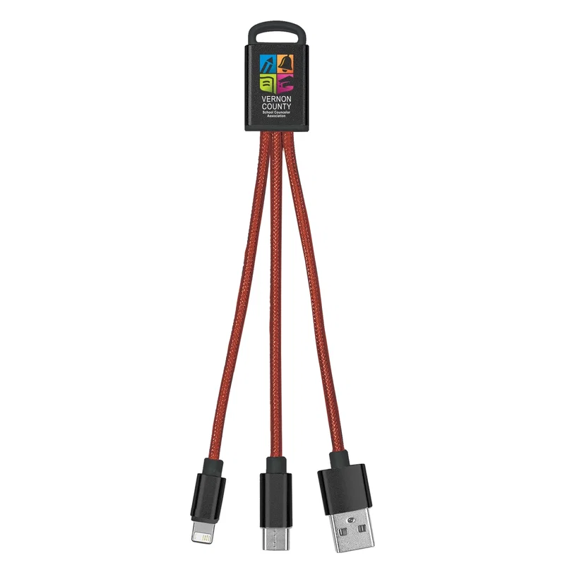 3-In-1 Braided Charging Buddy — view 5