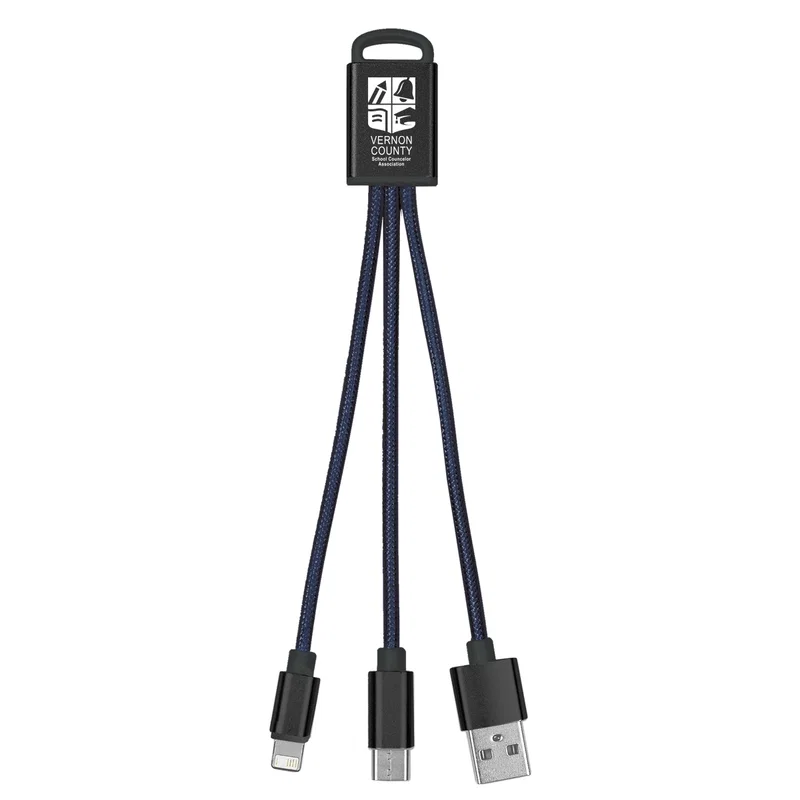 3-In-1 Braided Charging Buddy — view 6