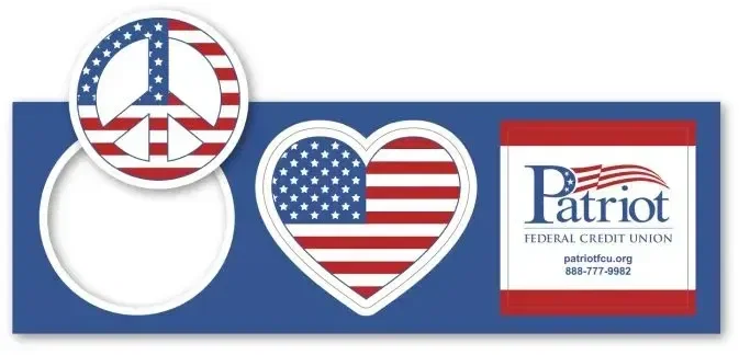 Imprinted 3-in-1 Pop Mag Patriotic