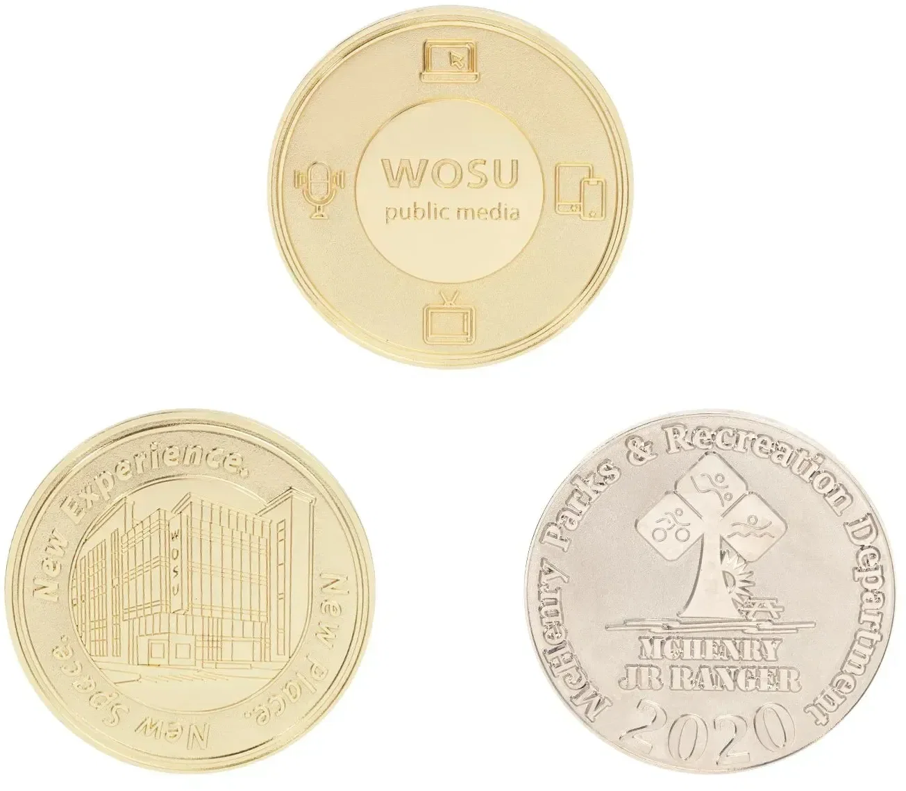 Custom Zinc Challenge Coins - 3" — view 7