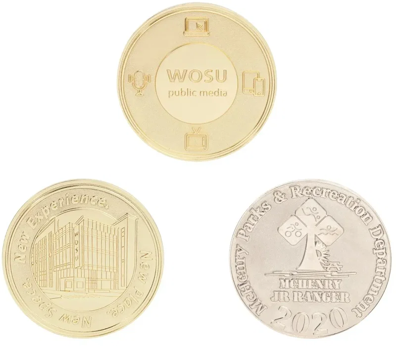Custom Zinc Challenge Coins - 3" — view 7