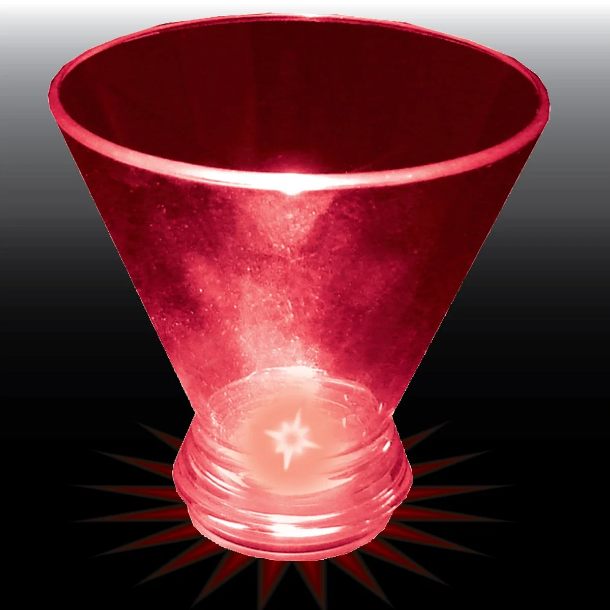 3 oz. Light Up Plastic Tapered Wine Sampler — view 2
