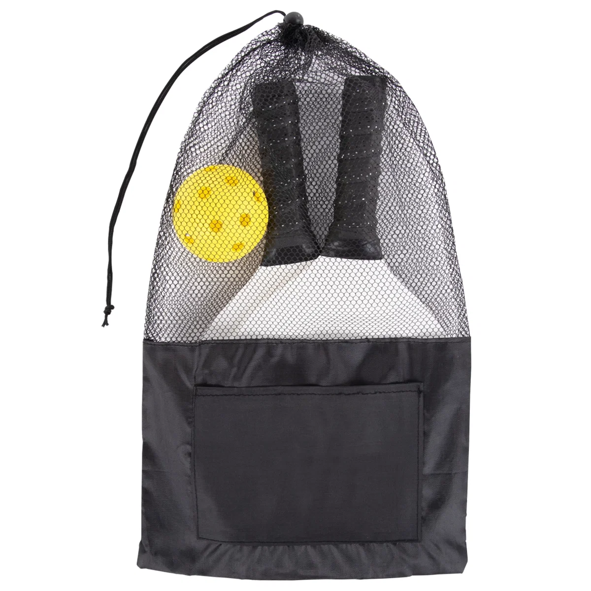 Paddle face shown from the front in black