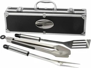 BBQ Set in Aluminum Case (3 Piece)